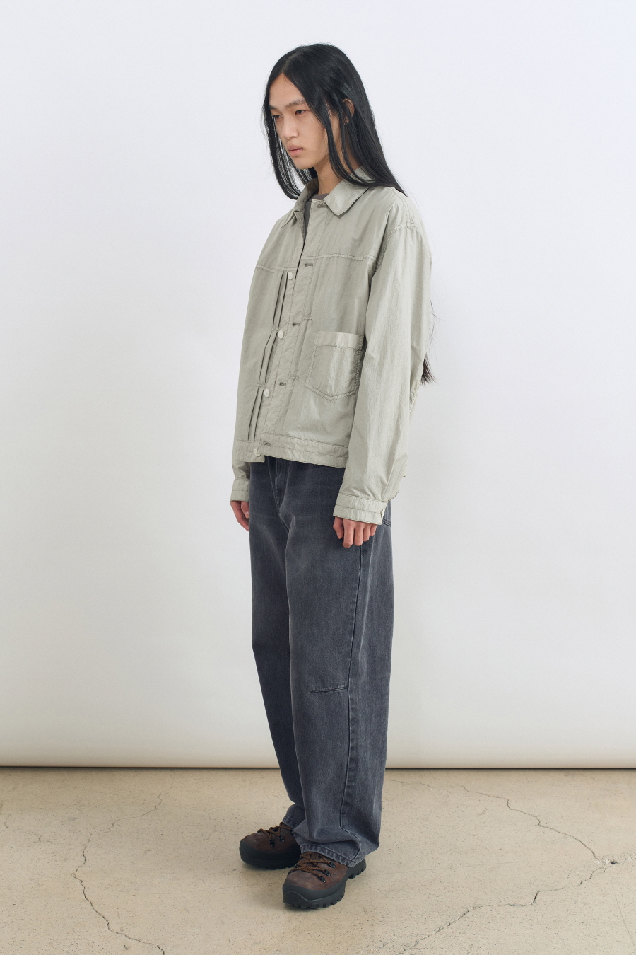 ガーメントダイイングTYPE-1ジャケットASH BEIGE | ファッション通販